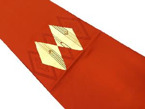 リサイクル　菱模様織出し名古屋帯